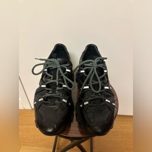 Lanvin Lightening leather trainers